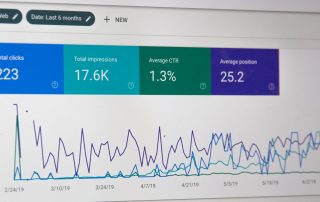 google analytics on a computer screen